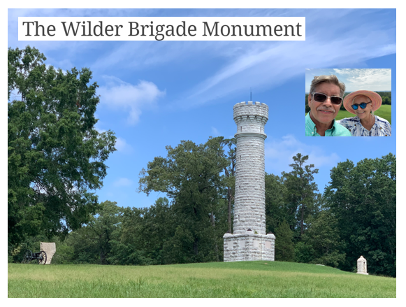 The Chickamauga Civil War Battle Site was a profound highlight of this VanLife Adventure. Here shown is the Wilder Brigade Monument. 