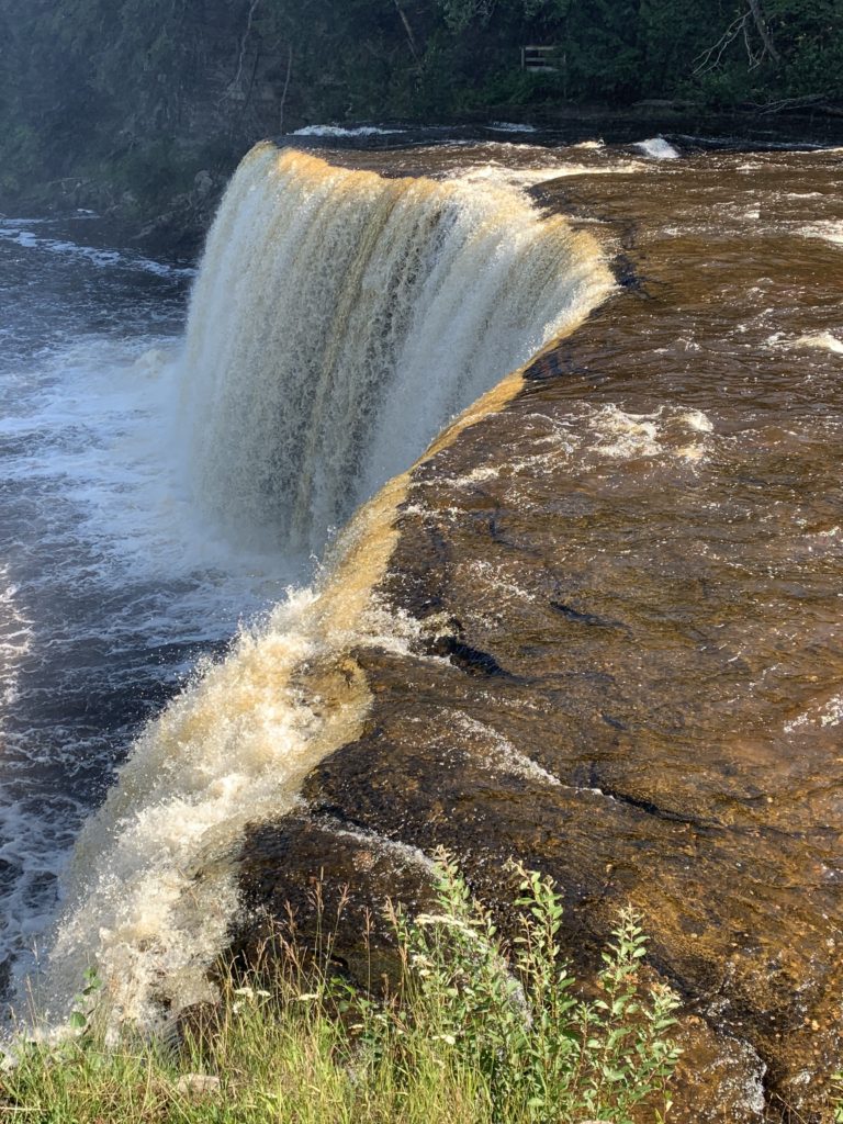Tahquamenon Falls was one of the highlights of this Great Lakes VanLife adventure. 