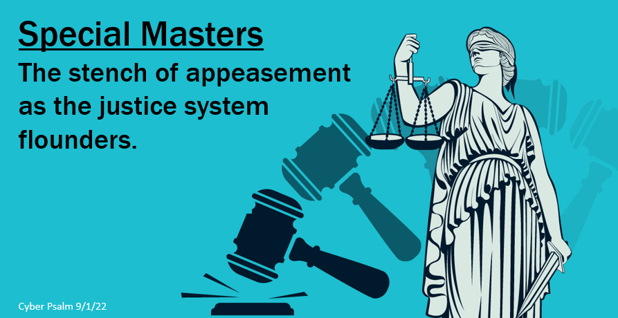 a special master is appeasement while the justice system struggles