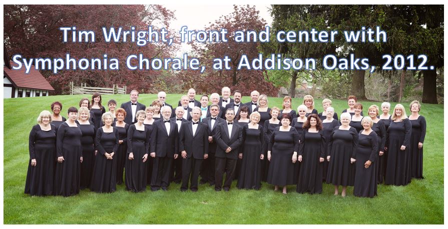 With Symphonia Chorale at Addison Oaks Park