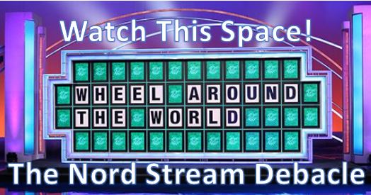 Nord Stream Debacle depicted as World Wheel of Fortune