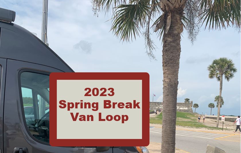 Adventurous Boomers went on a spring break van loop.