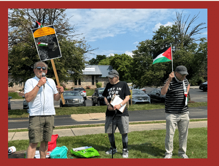 Three leaders of Detroit resistance. Nabil, Rene, Ismail.