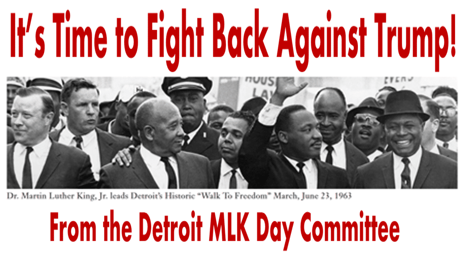 Detroit MLK Day Announced for January 20, 2025