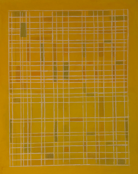 sample of Rene's modernistic art. Mostly yellow.