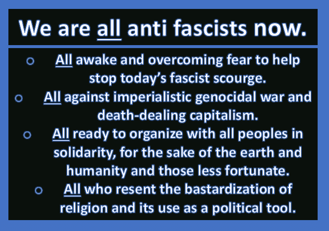 Like it or not, we’re all anti fascists now